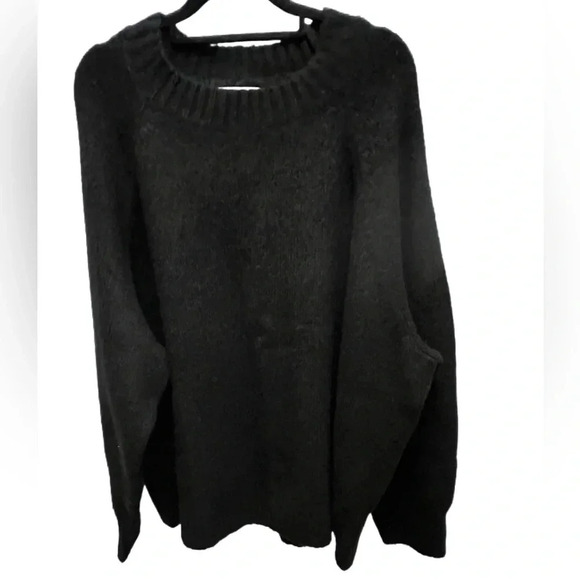 NWOT Old Navy Cozy Pullover Crewneck Sweater, Size XXL (20), Black Jack - Picture 4 of 7
